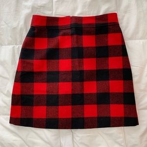 J. Crew Plaid Skirt